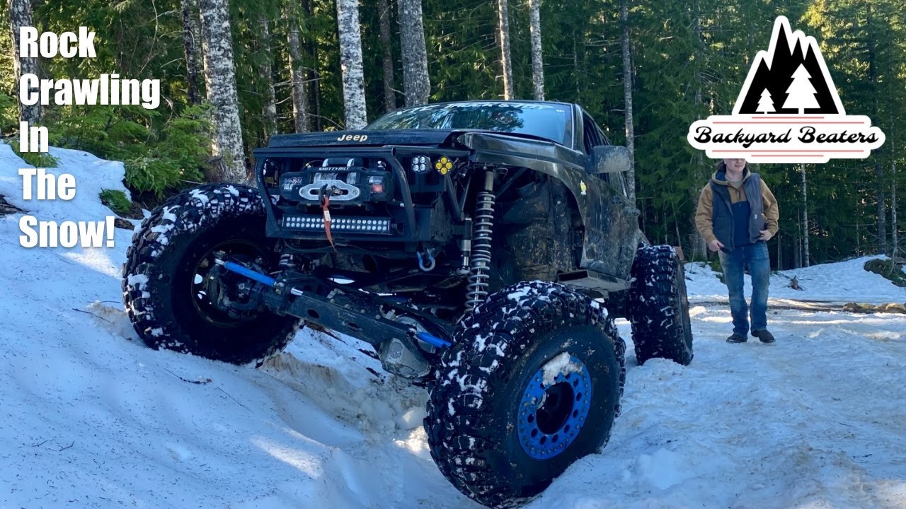 Rock Crawling In The Snow?! Carnage, Rev Limiter & Insane Waterfall Action Browns Camp