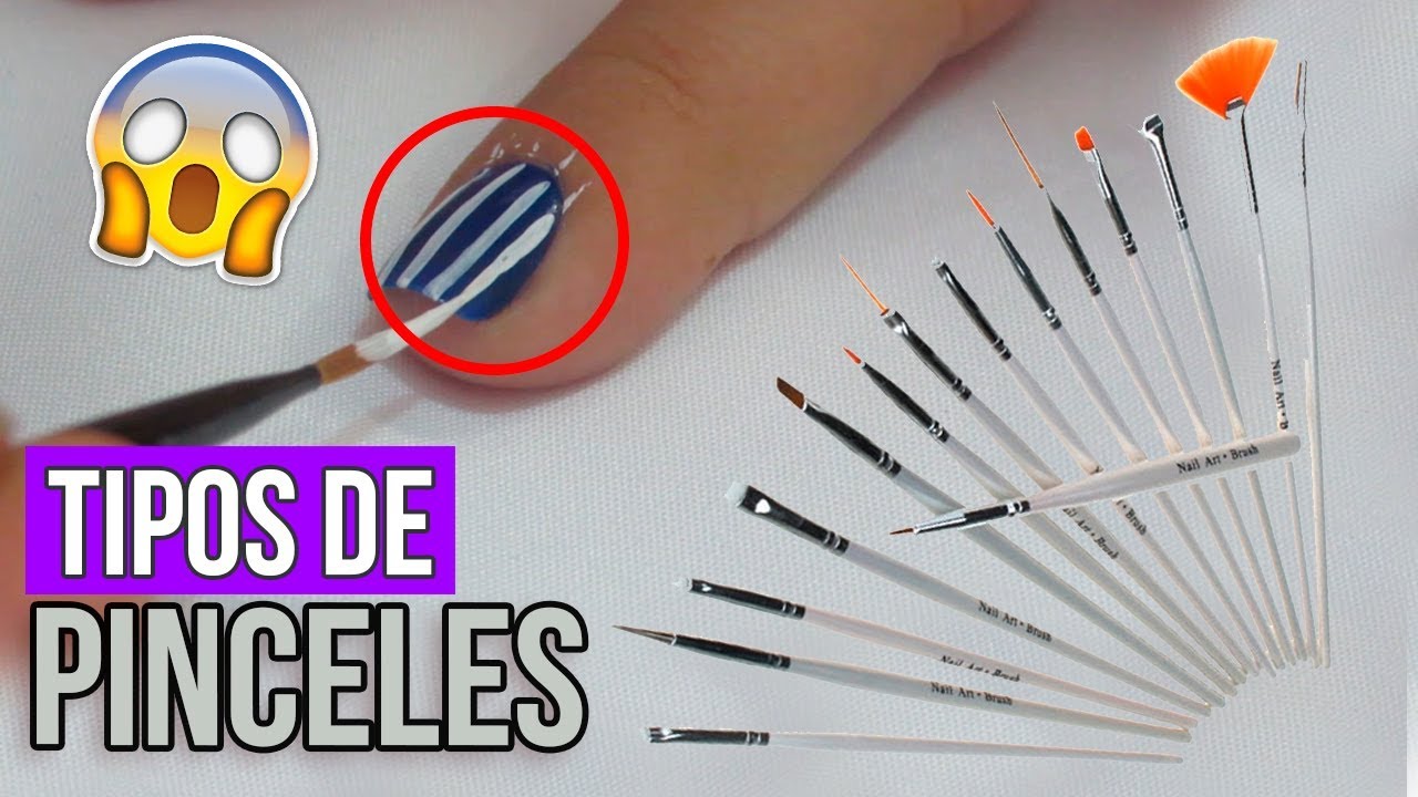 Tipos de Pinceles Para Uñas ¿Como Usarlos?