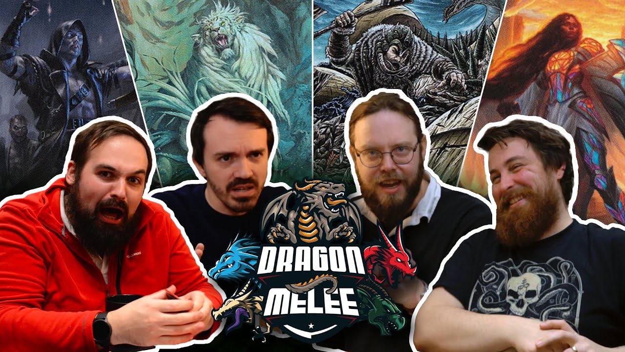 Dragon Melee Live Game 5 | Wilhelt - Arahbo - Fynn - Lyra | MTG EDH Commander Gameplay