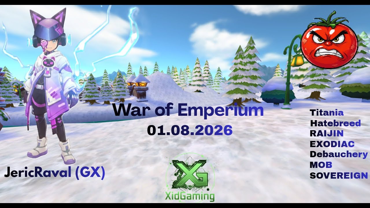ROMC GvG 8.1.2026 | KAMATIS vs Titania/Hatebreed/RAIJIN/SOVEREIGN/MOB/Debauchery/EXODIAC | GX PoV