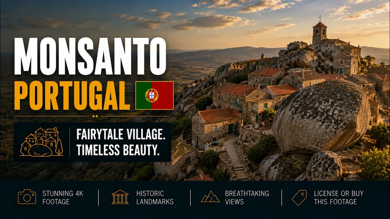 Monsanto ● Portugal 🇵🇹 【4K】 Aerial Cinematic Drone
