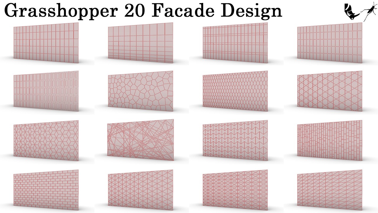 [Grasshopper Учебное пособие] 20 Дизайн фасада