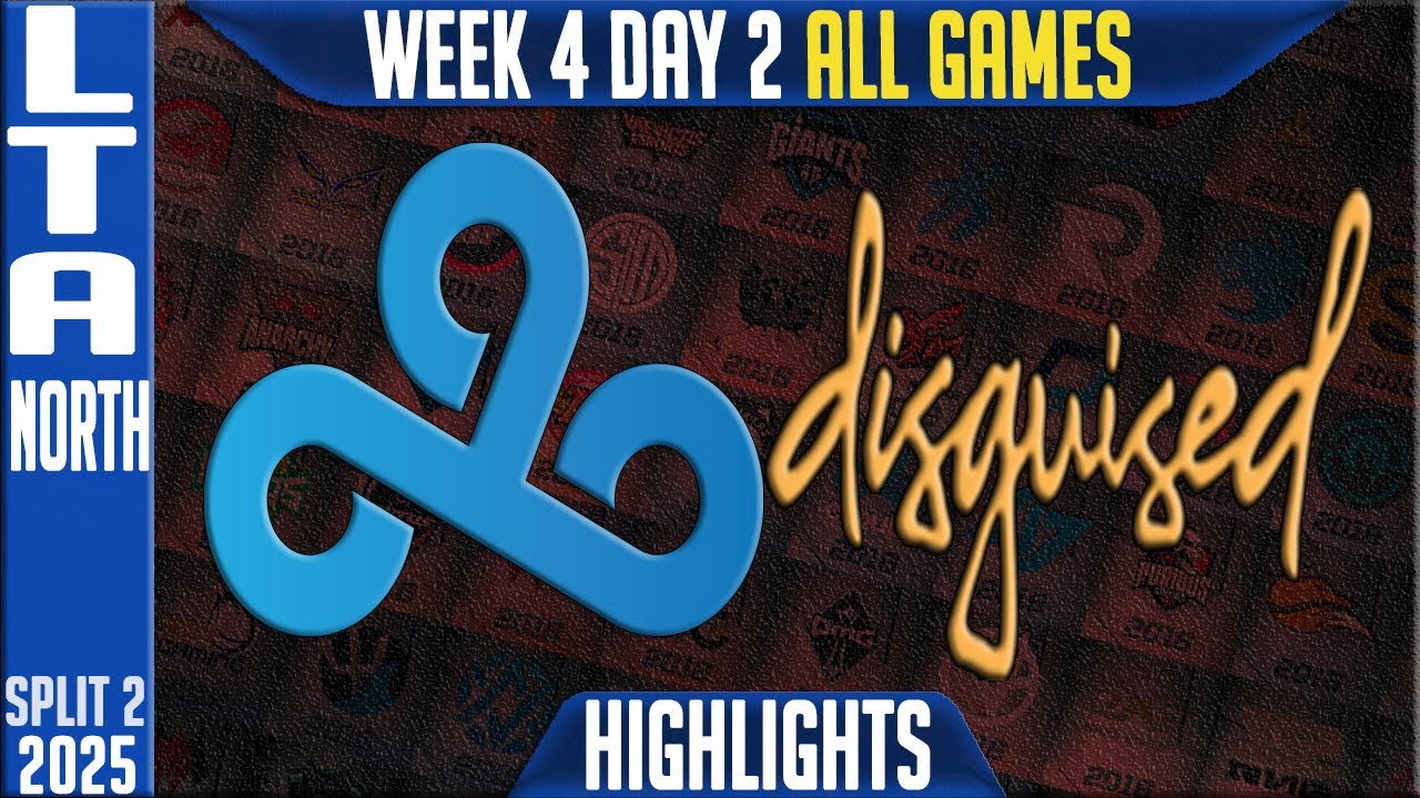 C9 vs DSG Highlights ALL GAMES | LCS W4D2 Split 2 2025 LTA North | Cloud9 vs Disguised
