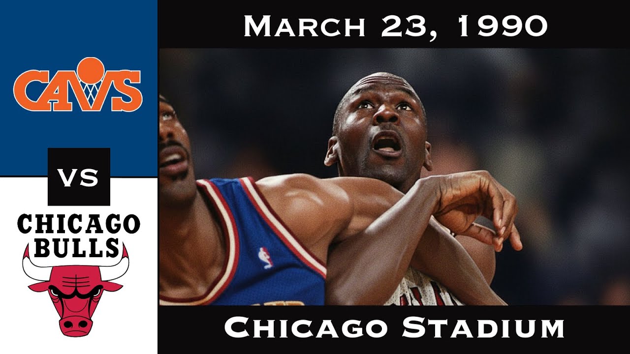 Full Game: The 41-Point Rivalry Takedown | Bulls vs Cavaliers (March 23, 1990)