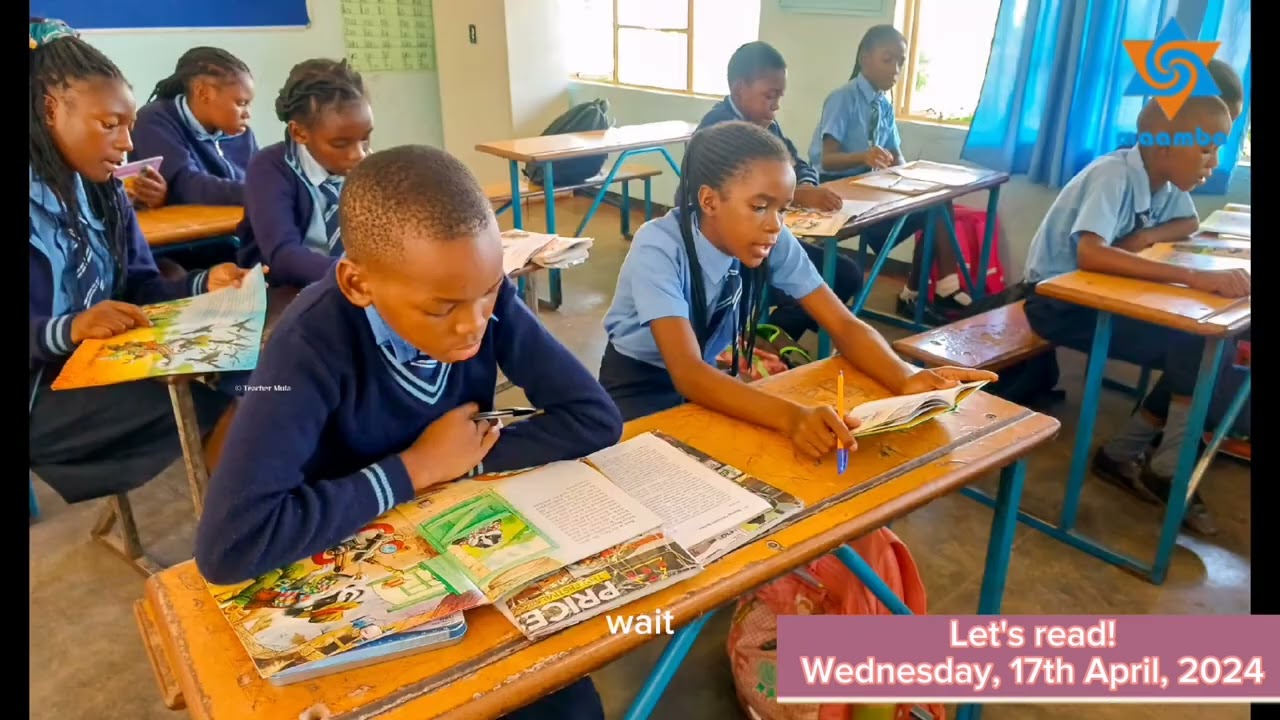 Lets read weekly program. Maamba Private School.