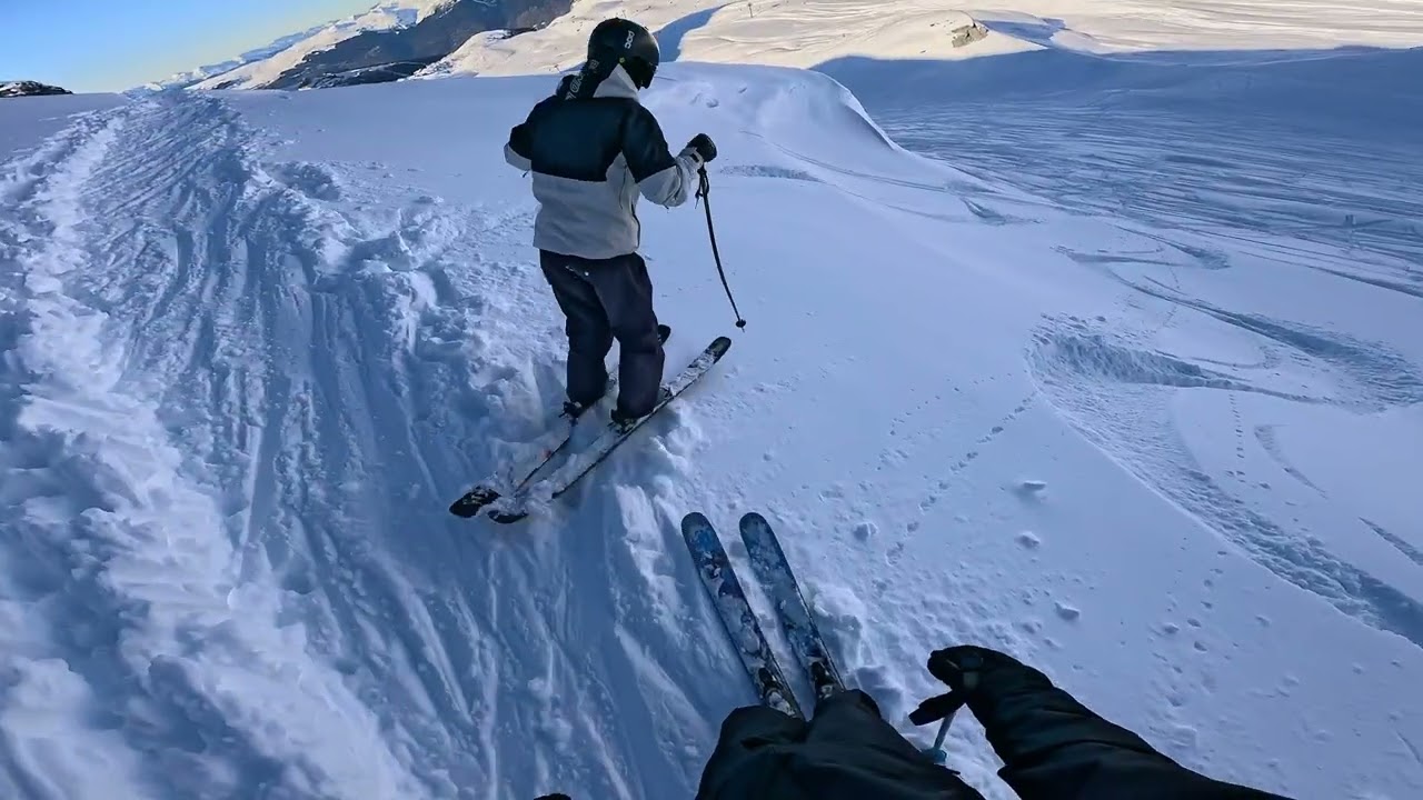 CRAZY FIRST POW DAY!!! LONG LAPS AND MANY SENDS!!! SKIING WINTER #1