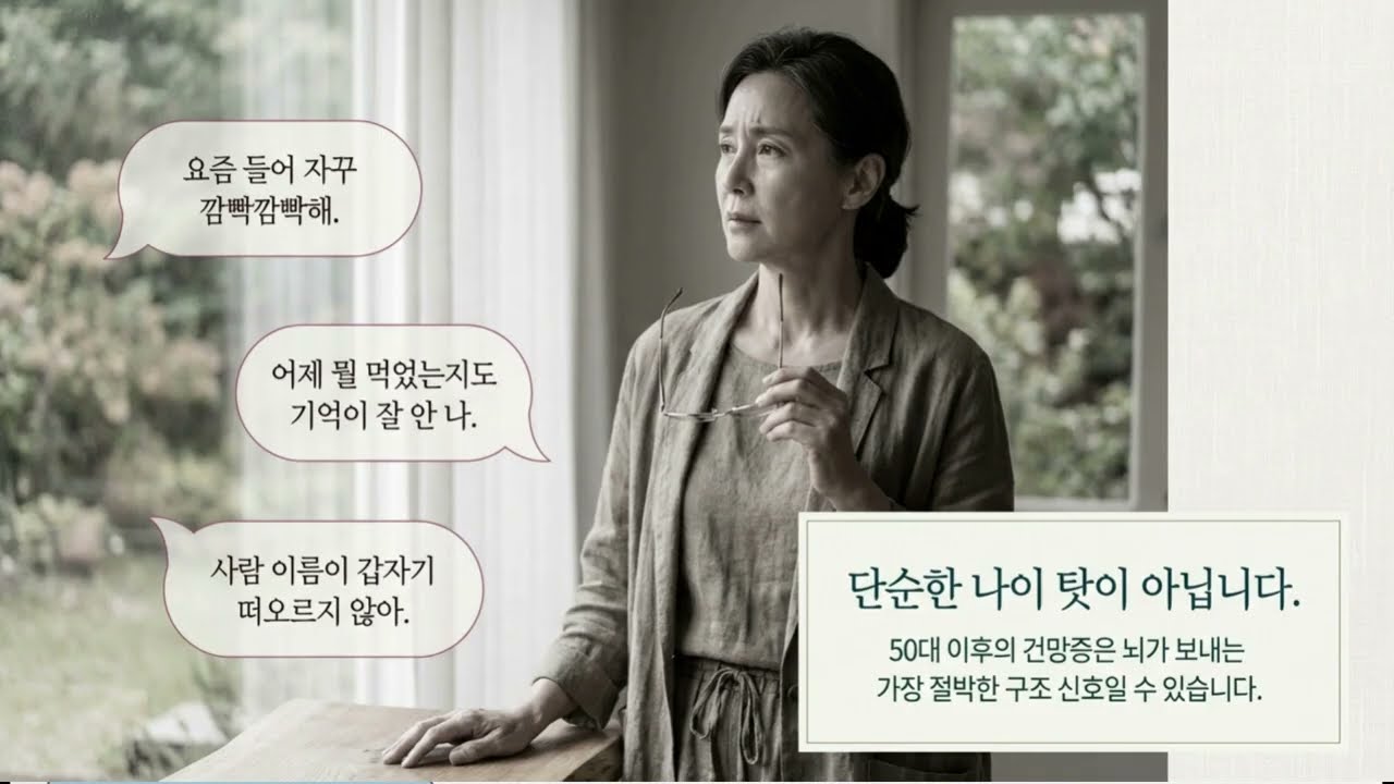 50대라면 당장 바꾸세요! 치매 예방을 위해 지금 먹어야 할 '골든타임' 음식,  50대를 위한 뇌 건강 계획