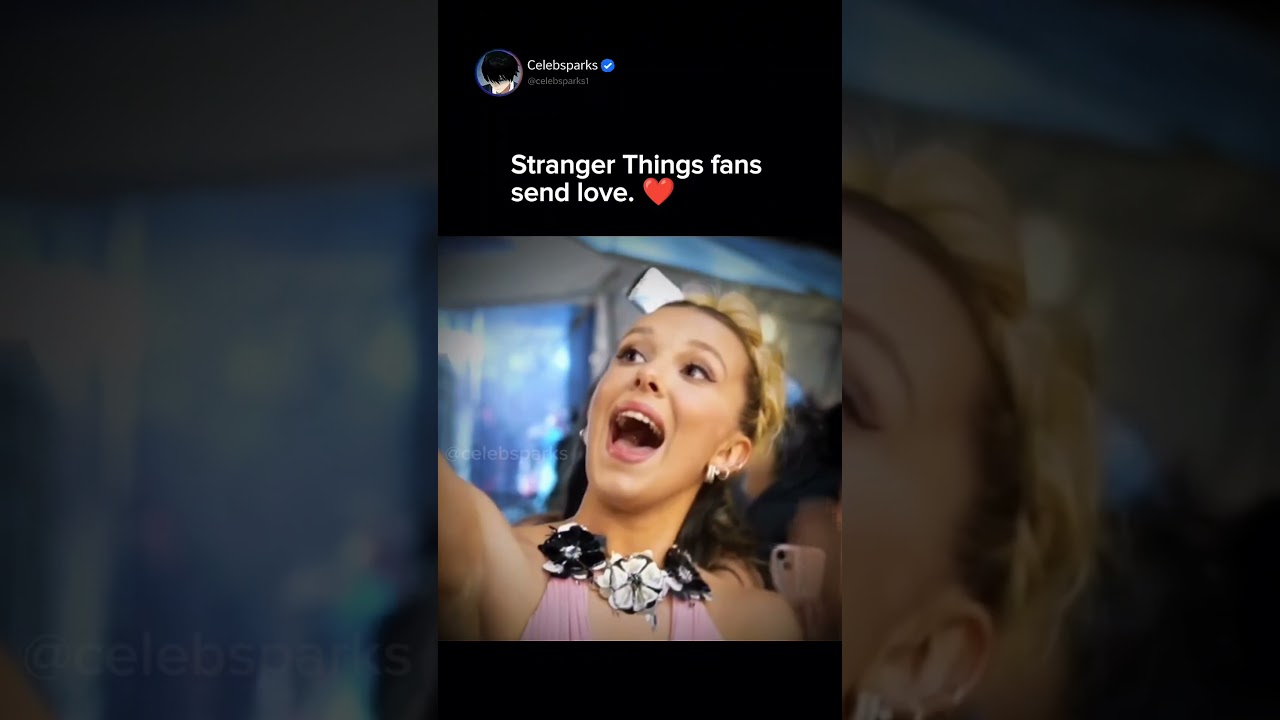 Stranger Things fans send love. ❤️
