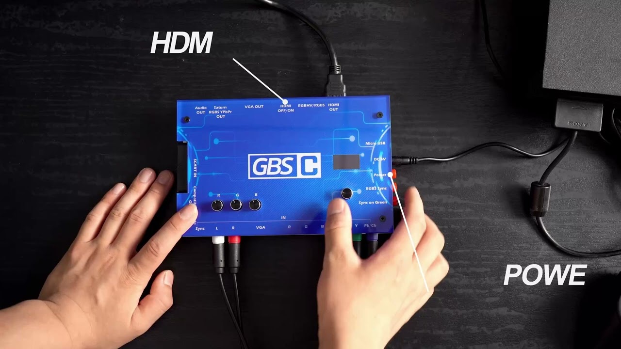 GBS CONTROL HDMI UPSCALER RETRO GAMING