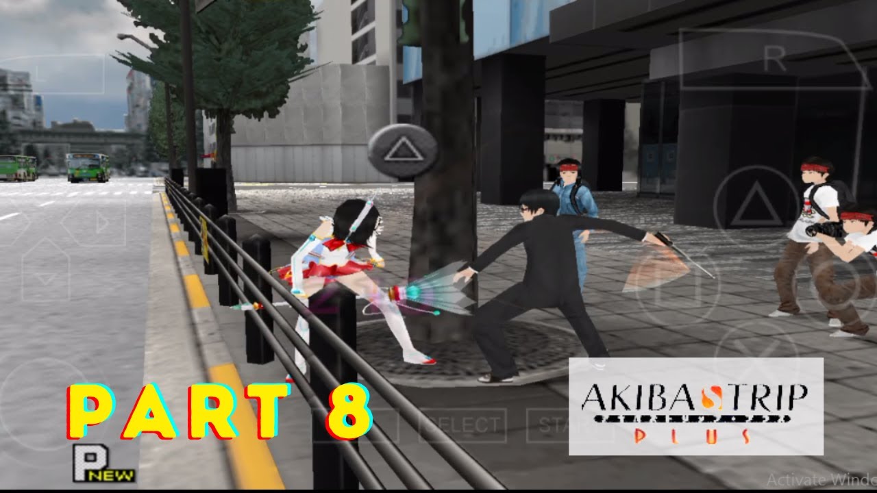 Akiba's Trip Plus / Part 8 || PPSSPP Game || PPSSPP EMULATOR