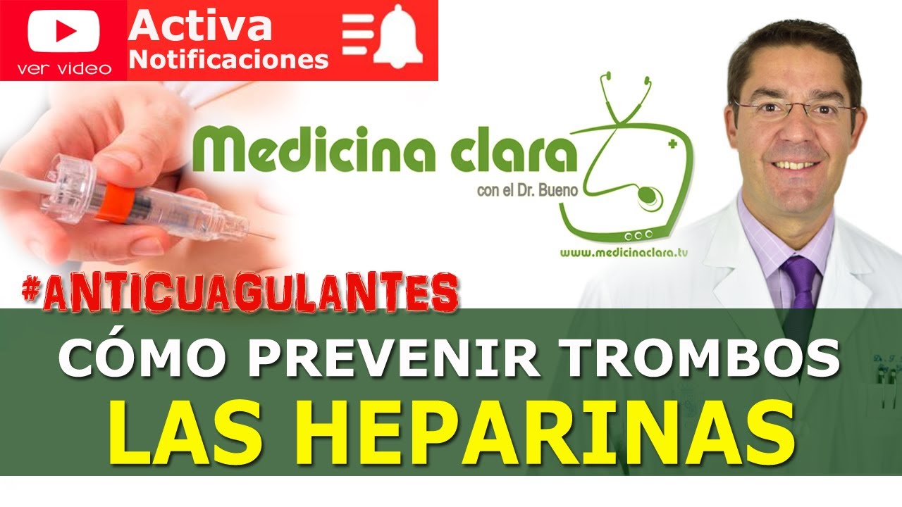 Heparinas. Anticoagulantes inyectables. ¿Cómo pinchar heparina? | Medicina Clara