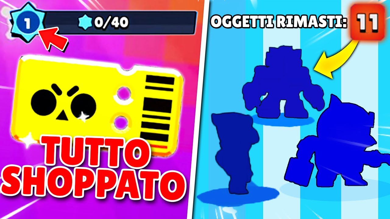 Account LV 1 SHOPPA TUTTO il *NUOVO* BRAWL PASS e TROVA 15 NUOVI BRAWLER su Brawl Stars ITA!