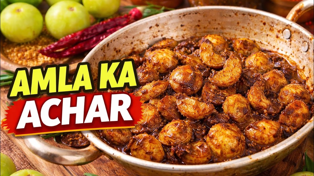 Healthy Amla Ka Achaar | 5 Min Recipe|अमला का अच्छार देसी स्वाद 🤤|#food #cooking #easyrecipe....