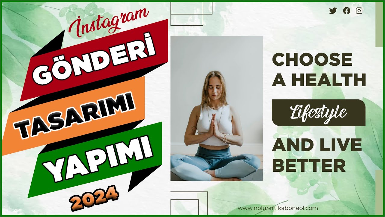İnstagram Gönderi Tasarımı Yapımı 2024 (Sosyal Medya Post Tasarımı Nasıl Yapılır)