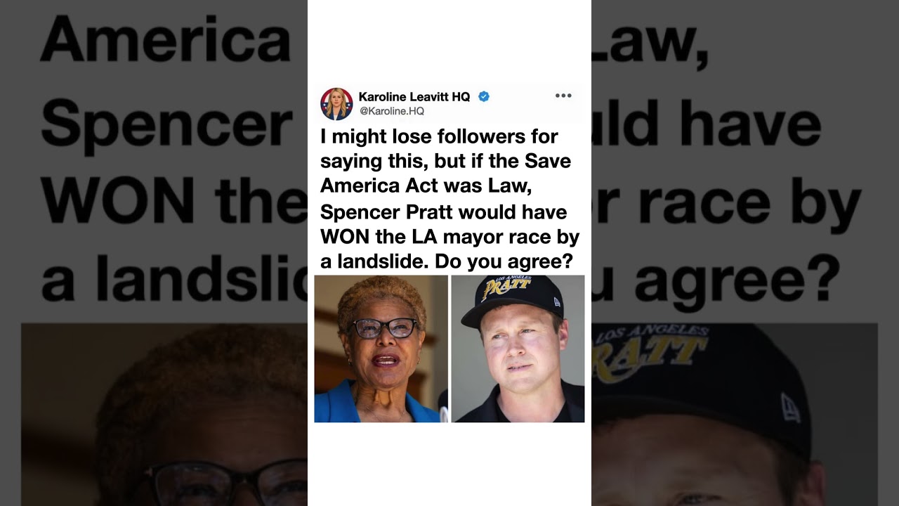 🚨 Spencer Pratt LA Election Debate Goes Viral | Save America Act Discussion 🇺🇸