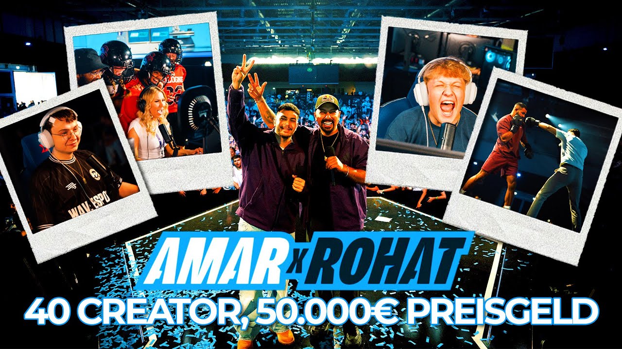 40 CREATOR, 50.000€ PREISGELD | AMARxROHAT GAMESCOM EDITION🔥🤯