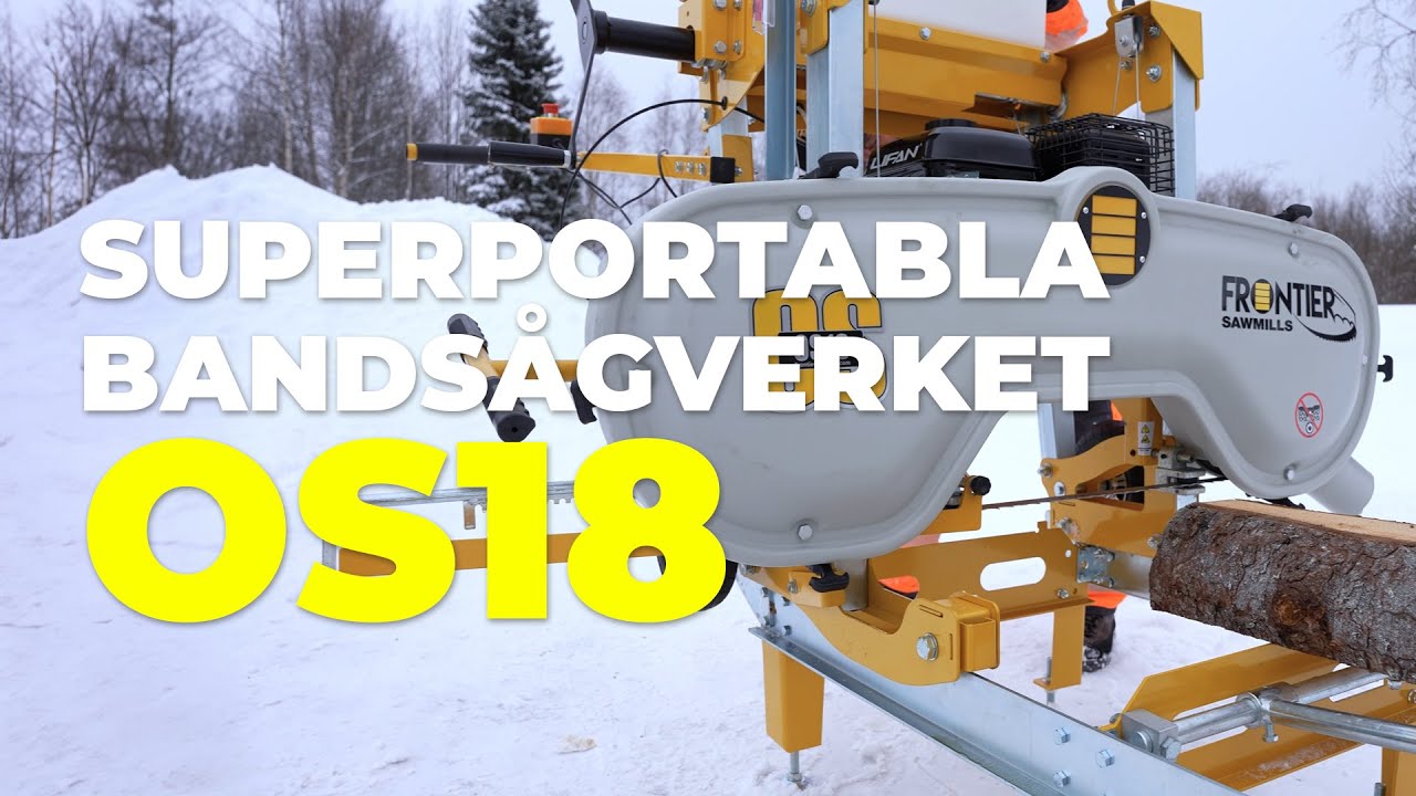 Frontier OS18 - Det nya superportabla bandsågverket