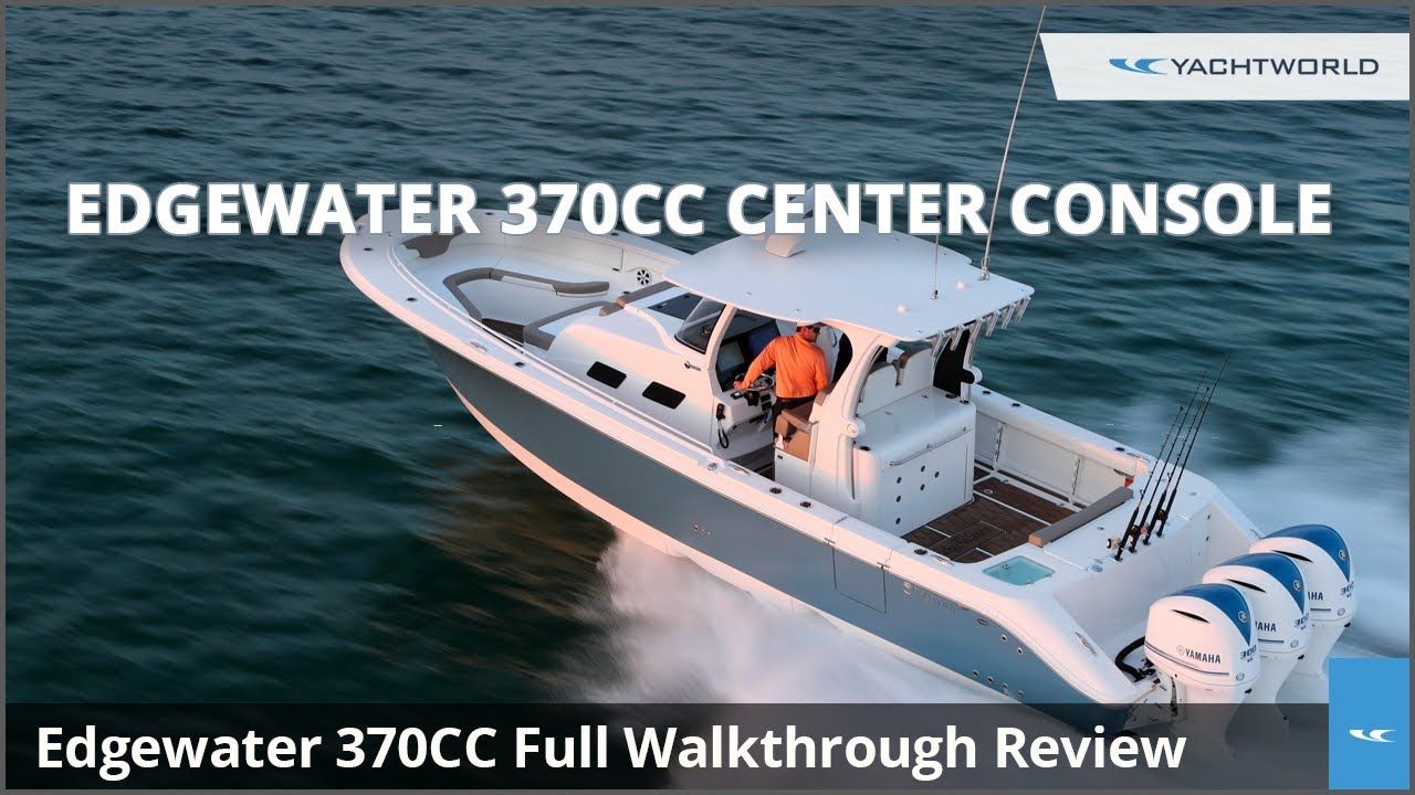 2021 Edgewater 370CC Center Console Walkthrough Review