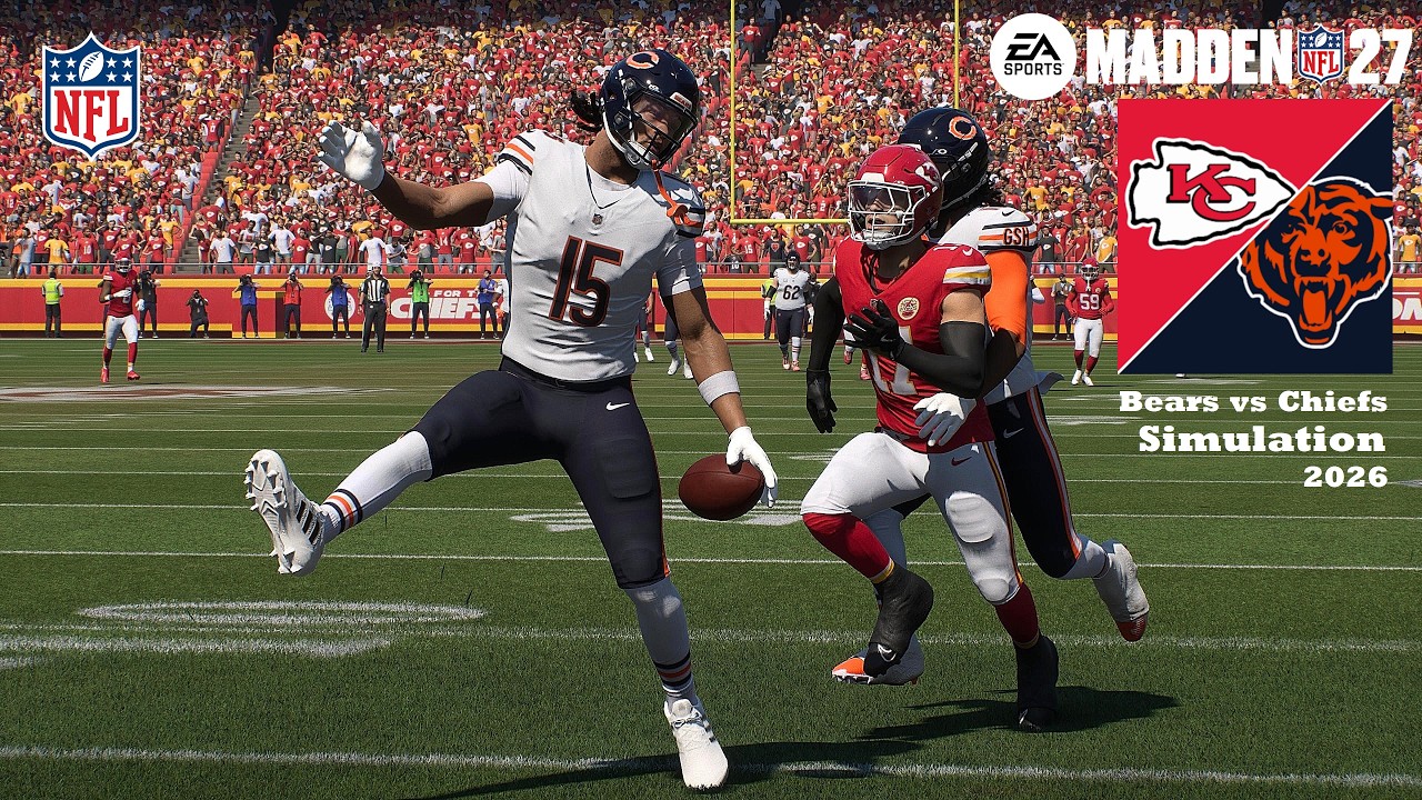 Madden 27: Chicago Bears против Kansas City Chiefs &mdash; симуляция (обновленные составы), игровой про...