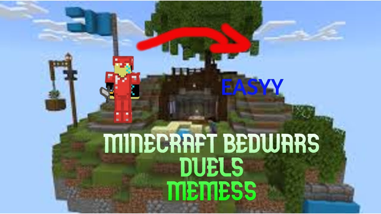 Just A Random Bedwars Duels Game #minecraft #memes #videos #viralvideo