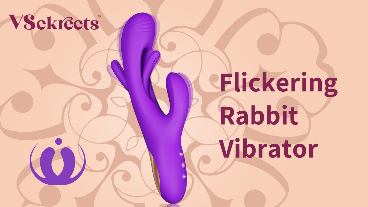 Vibrators For Having Multiple Orgasms | Triple Pleasure Rabbit Vibrator With G-Spot Tongue Flicker