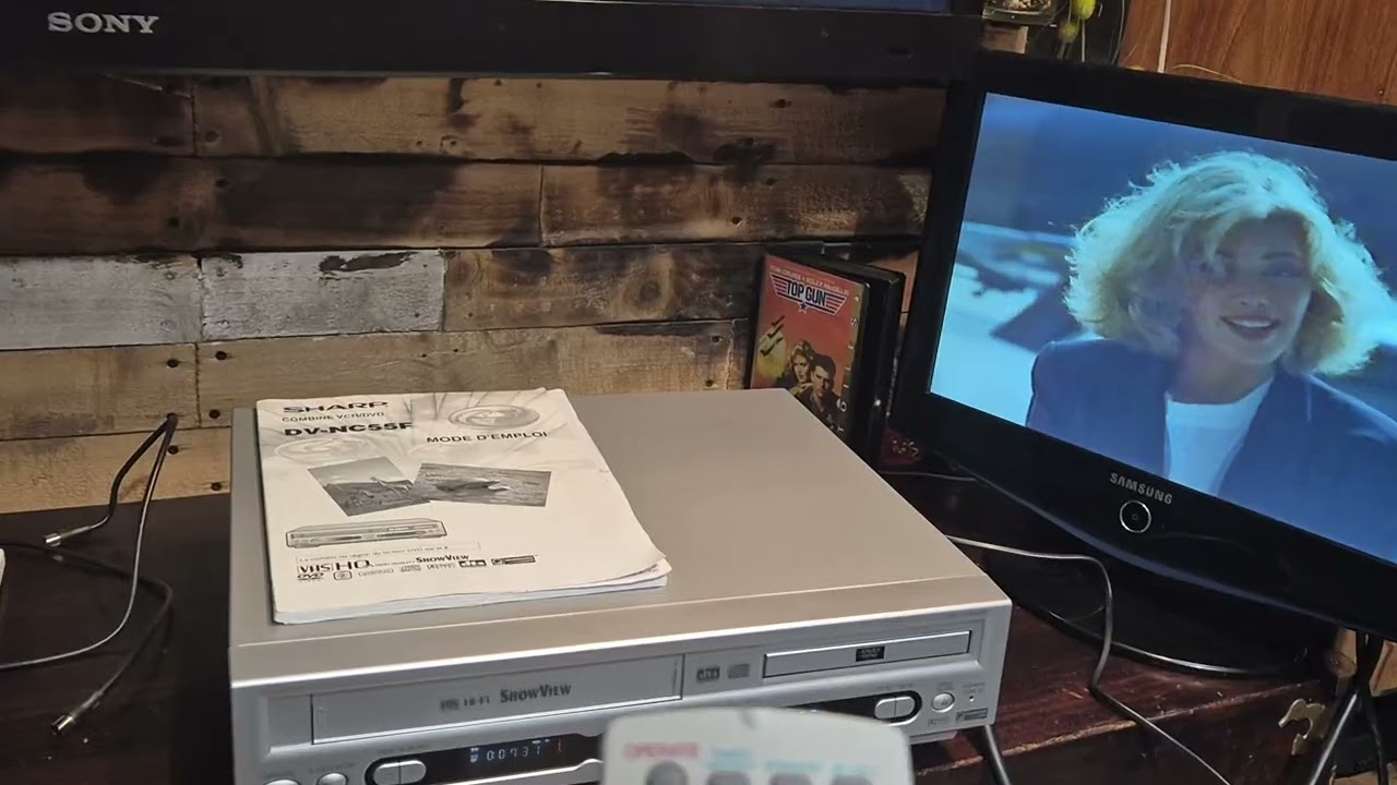 522 combi magnétoscope dvd sharp DV-NC55