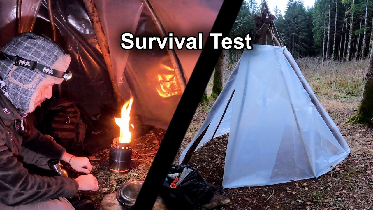 Testing Budget Gear in Cold Conditions | Teepee Shelter & Wool Blanket