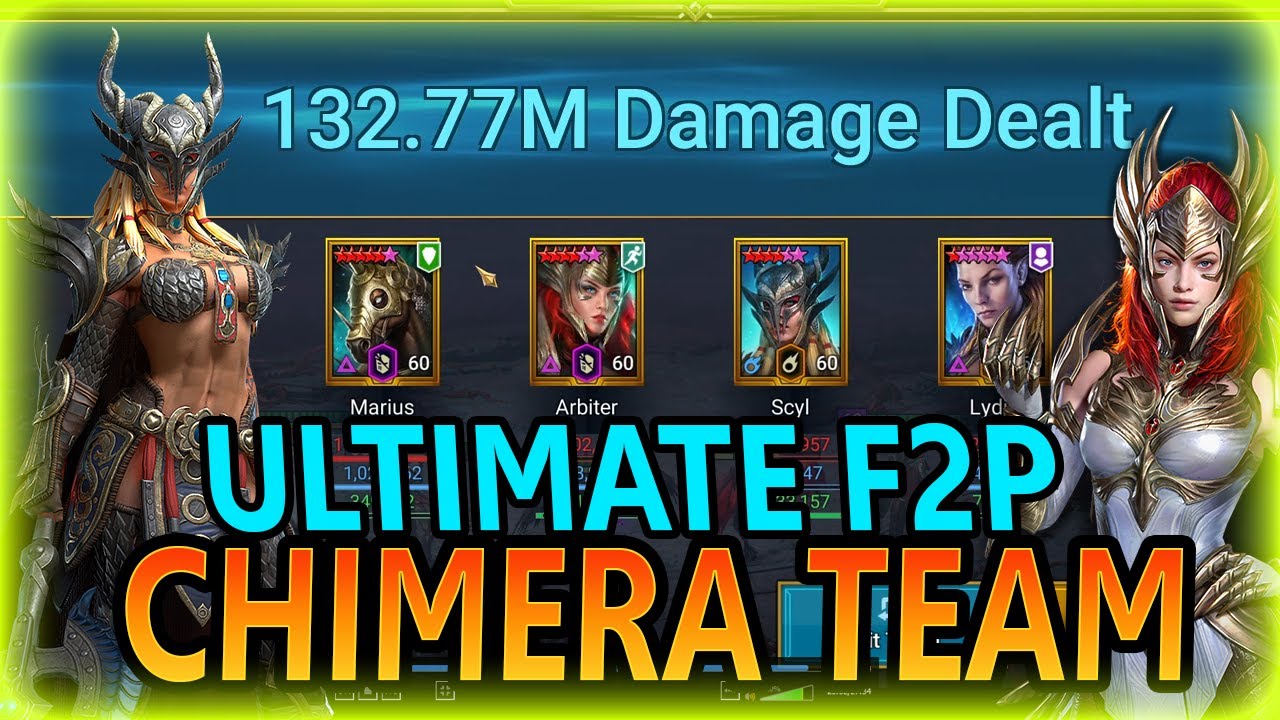THE ULTIMATE F2P CHIMERA TEAM! Raid: Shadow Legends