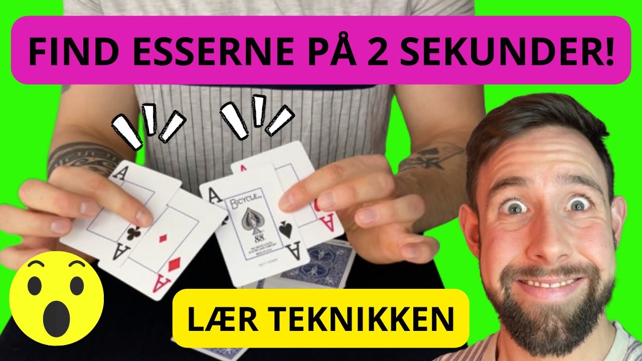 Lær At Trylle / Find 4 Kort På En Sej Måde