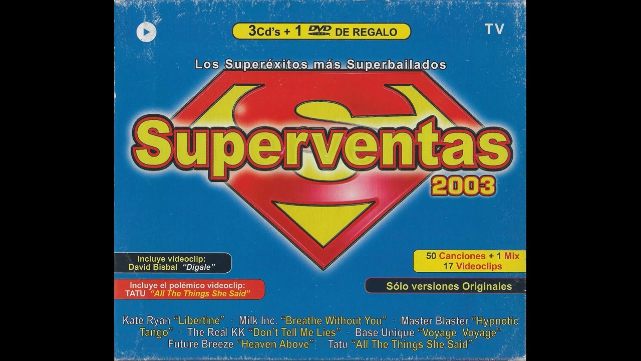 Superventas 2003 - 3 CD's+DVD - 2003 - Vale Music