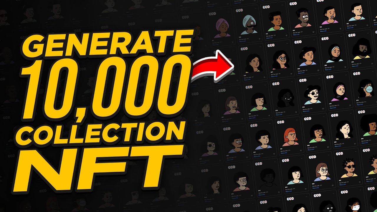 How To Create A 10,000 NFT Collection (photos, gifs & videos)