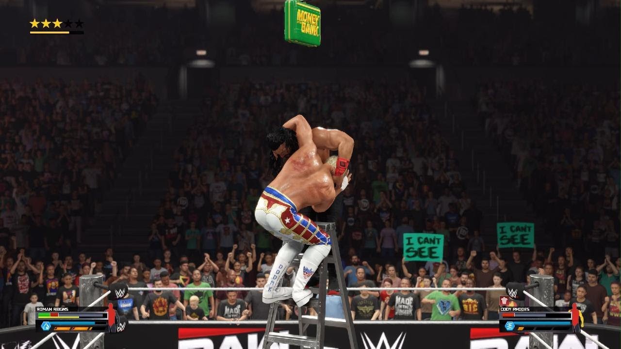 WWE 2K25 Roman Reigns Vs Cody Rhodes Money in the bank #wwe #wwewrestler #wwesuperstar #Roman reigns