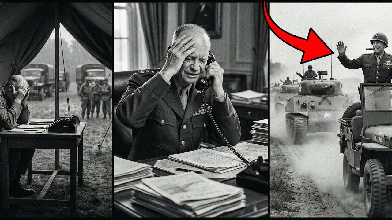 What General Bradley Whispered When Patton Took His Fuel — And Why He Never Forgave Him