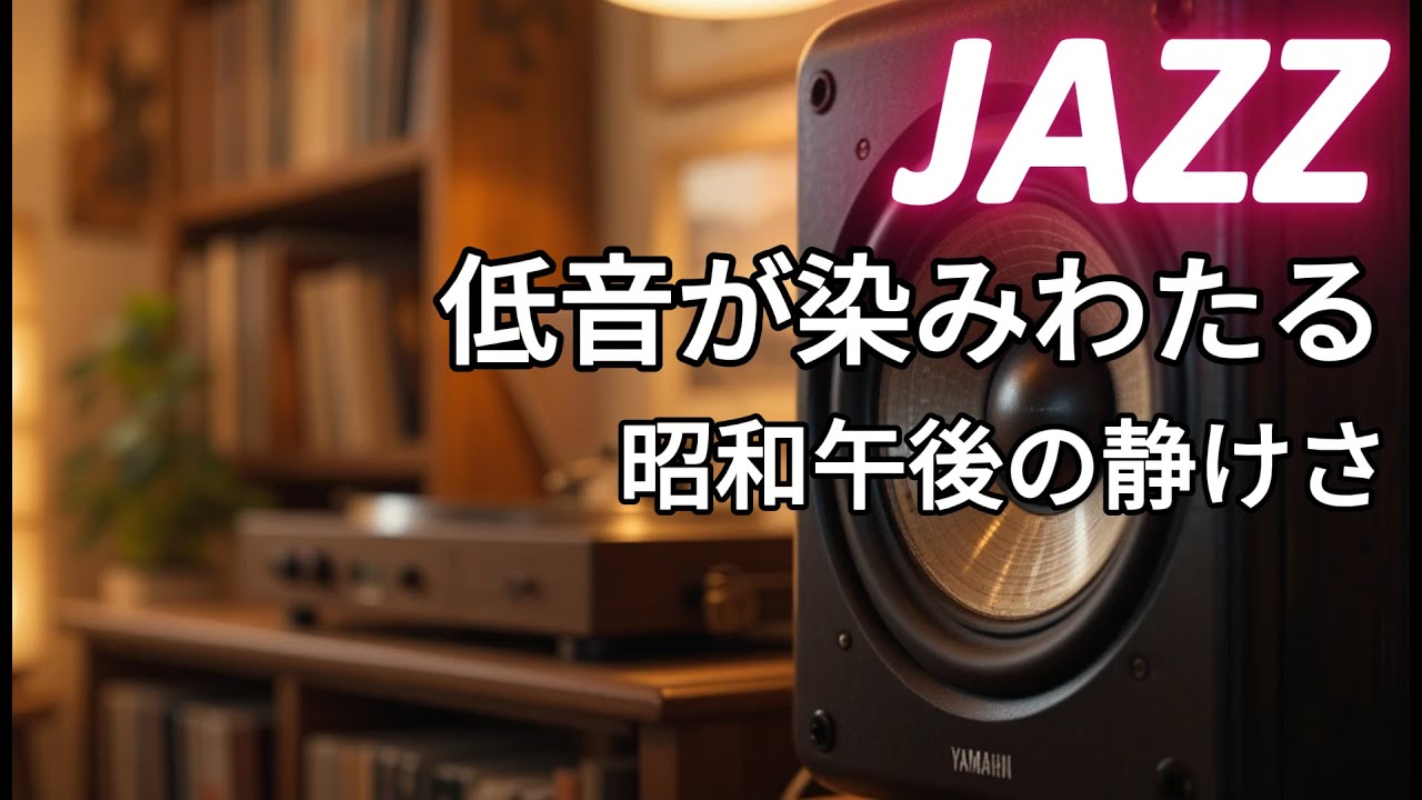 【静かな午後】低音ベースが響く昭和ジャズタイム