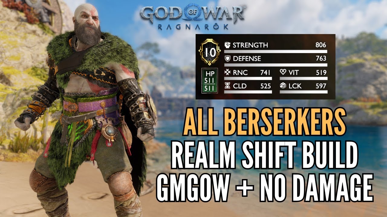 All Berserkers - Realm Shift Build - GMGOW + No Damage - God Of War Ragnarok
