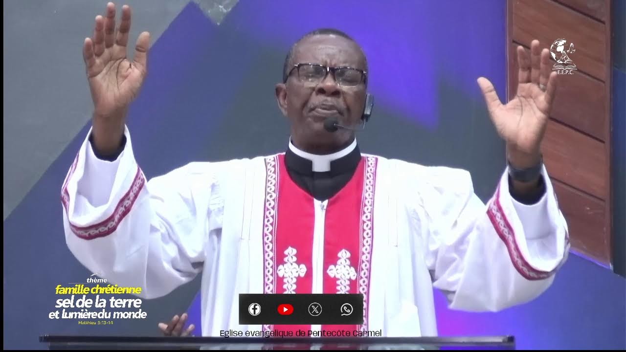 BIENVENUE DANS NOTRE CULTE DOMINICAL,  SUIVI DE LA BENEDICTION NUPTIALE
