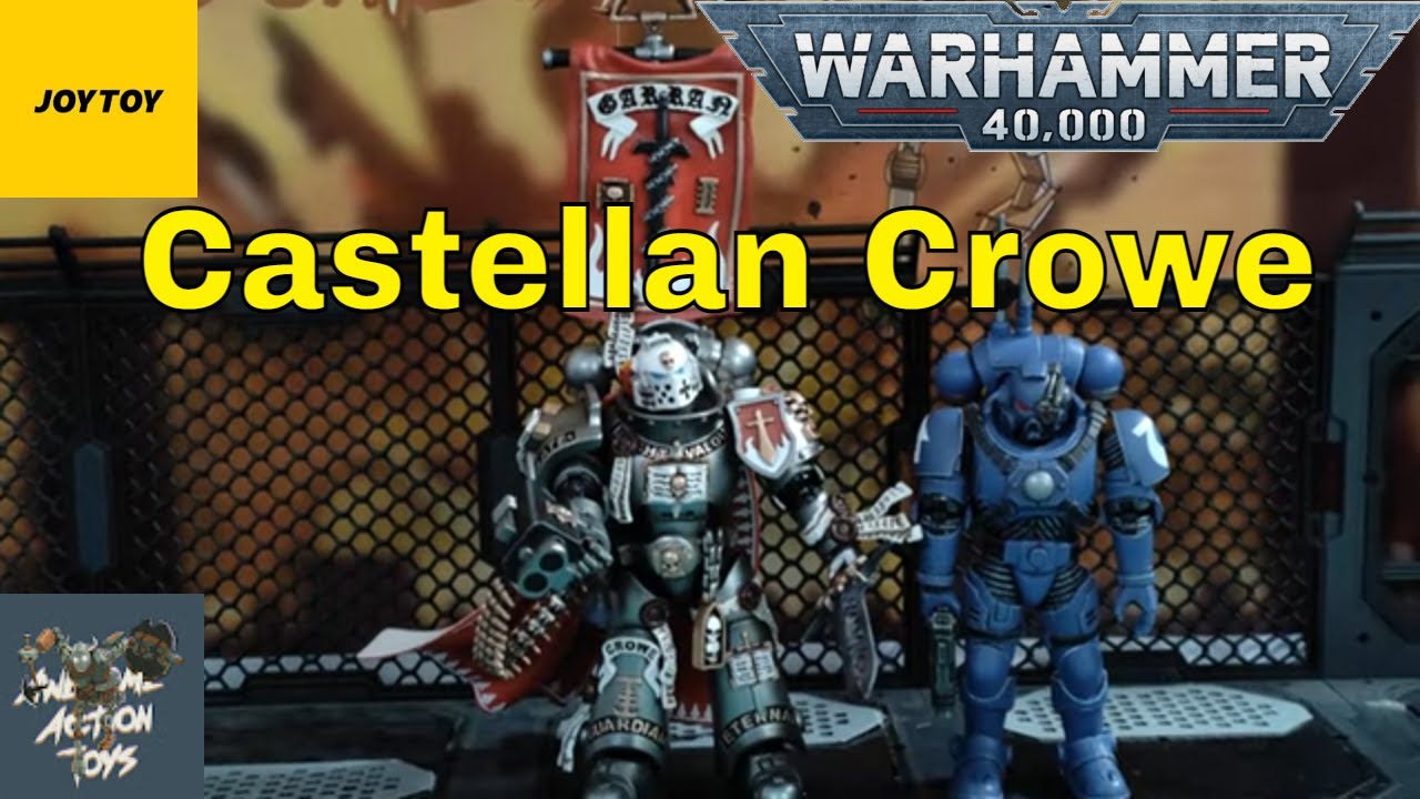 JoyToy Warhammer 40k Grey Knights Castellan Crowe 1:18 scale action figure. Gimme more Grey Knights!