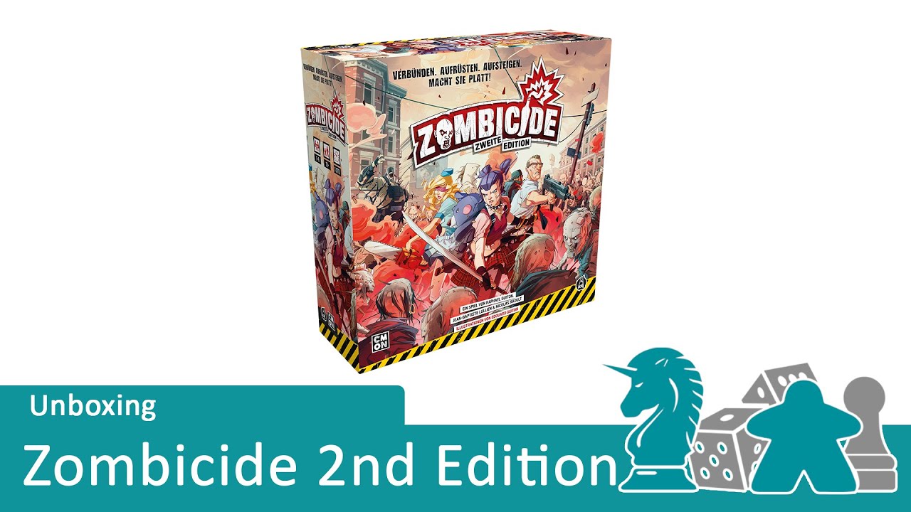 Zombicide 2nd Edition - Kickstarter All Out Pledge - Unboxing - deutsch