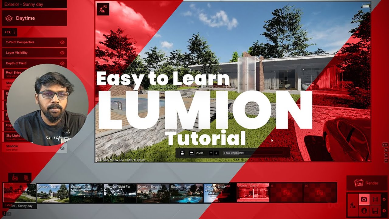 Lumion Render Settings Masterclass, Colour Correction & Effects in Tamil
