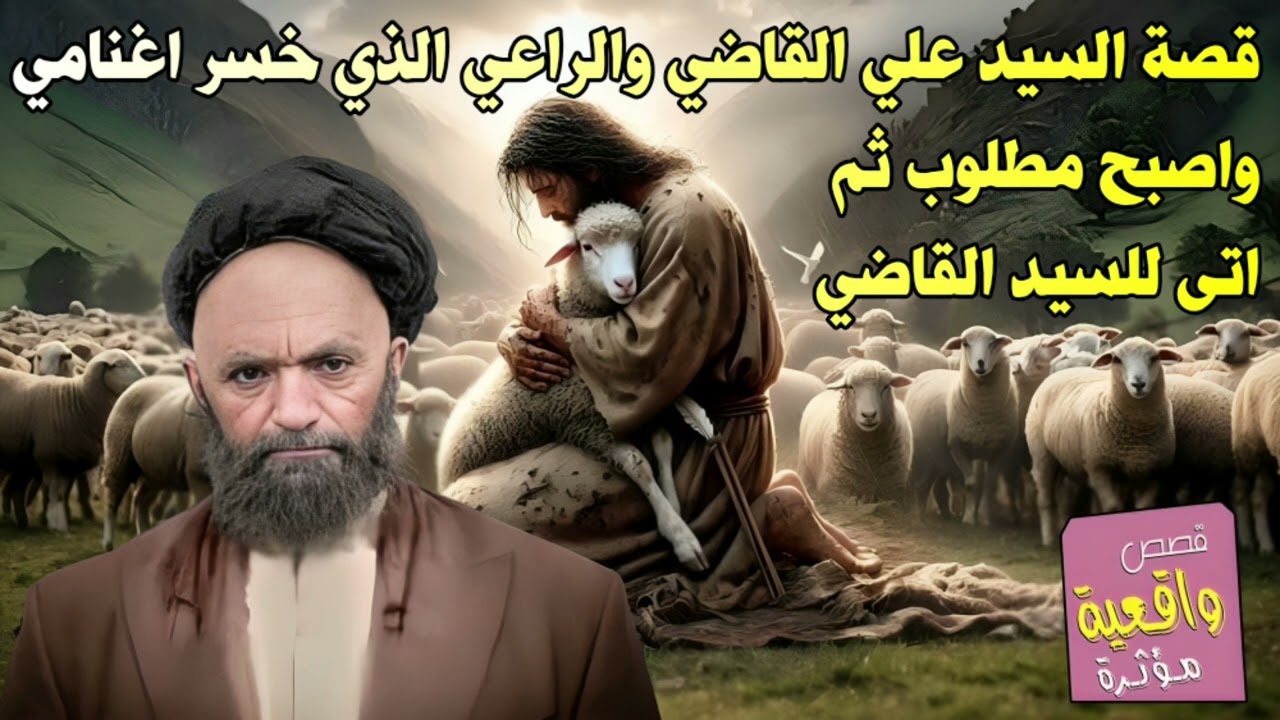 قصة السيد علي القاضي والراعي الذي خسر كل اغنامه اصبح مطلوب وببركة السيد علي القاضي اصبح غني وذو شارة