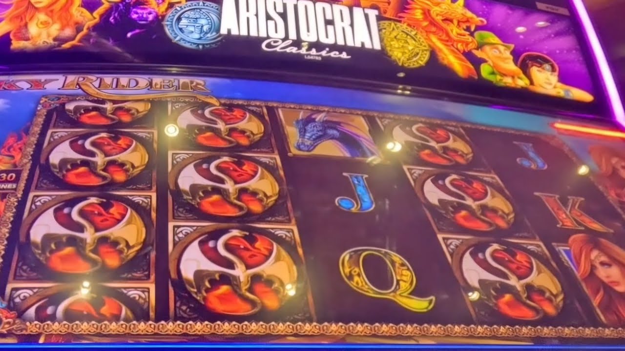 ARIATOCRAT CLASSICS. Wild Lepre'CoinS, Buffalo Gold, SkyRider. 3 Bonuses.