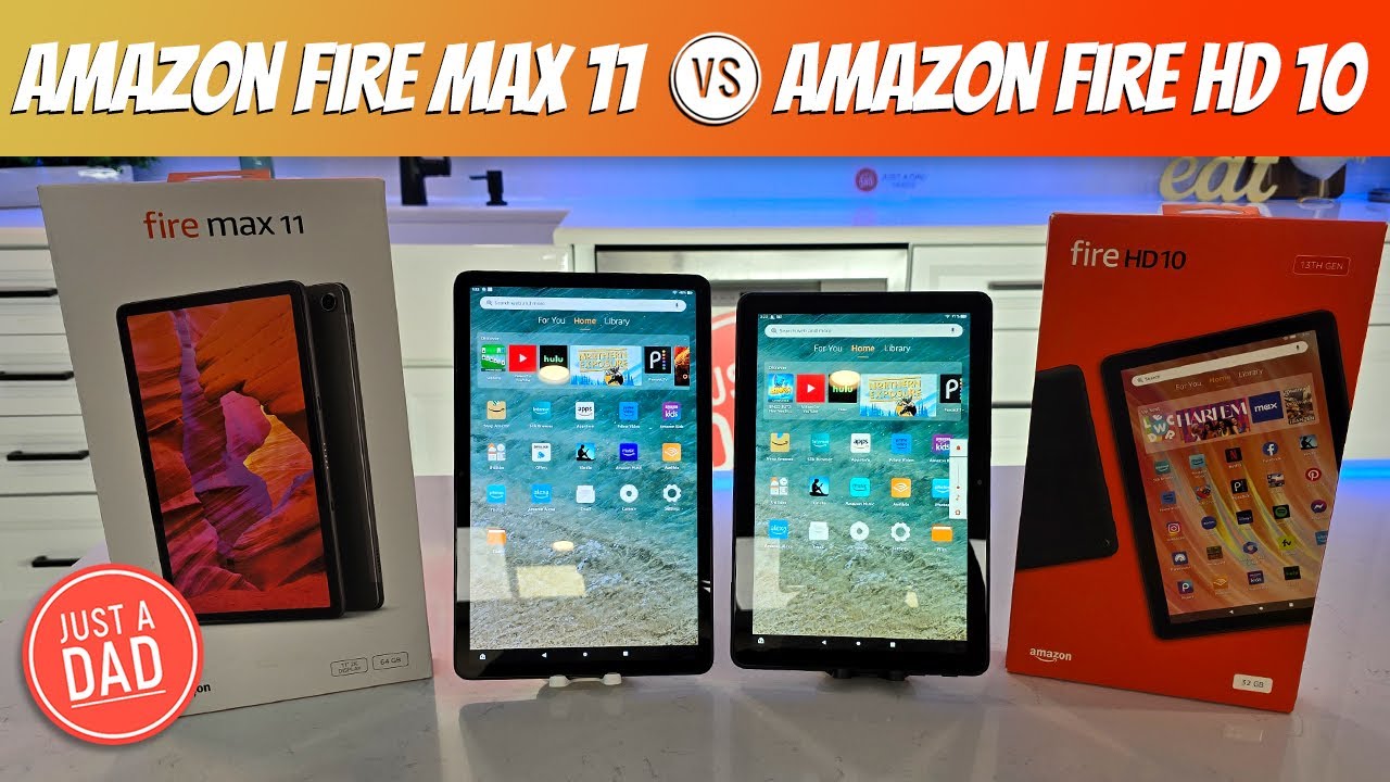 Amazon Fire Max 11 vs Fire HD 10 Tablet COMPARISON
