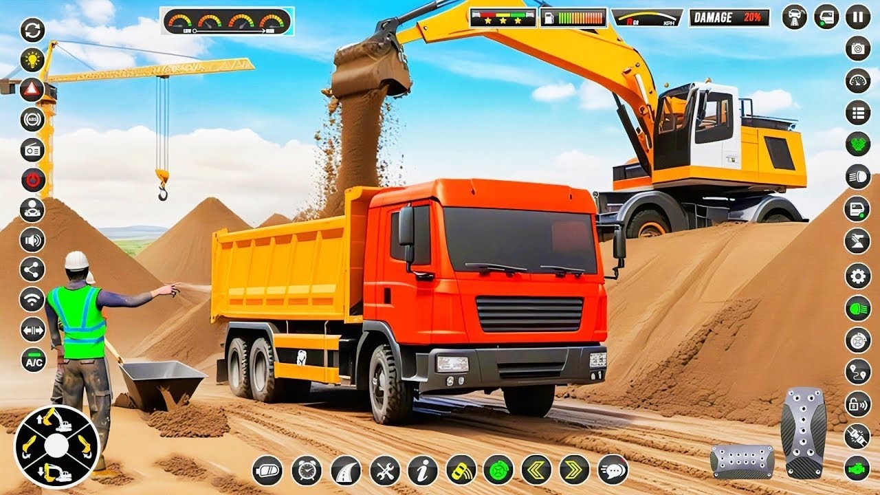 JCB Game 3D 🚜 Road Construction Simulator | Real JCB Work Gameplay 😱 | Android 2026