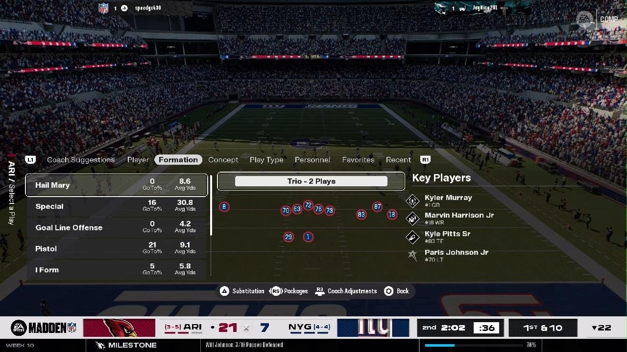 PrizeSpeed:  Cardinals (Me) vs Giants (JayNice201)