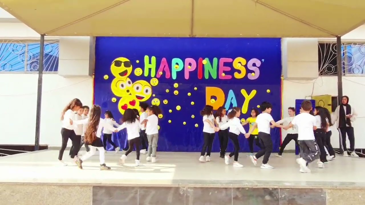 استعراض هرمون السعادة #يوم_رياضي _ يوم السعادة happiness day