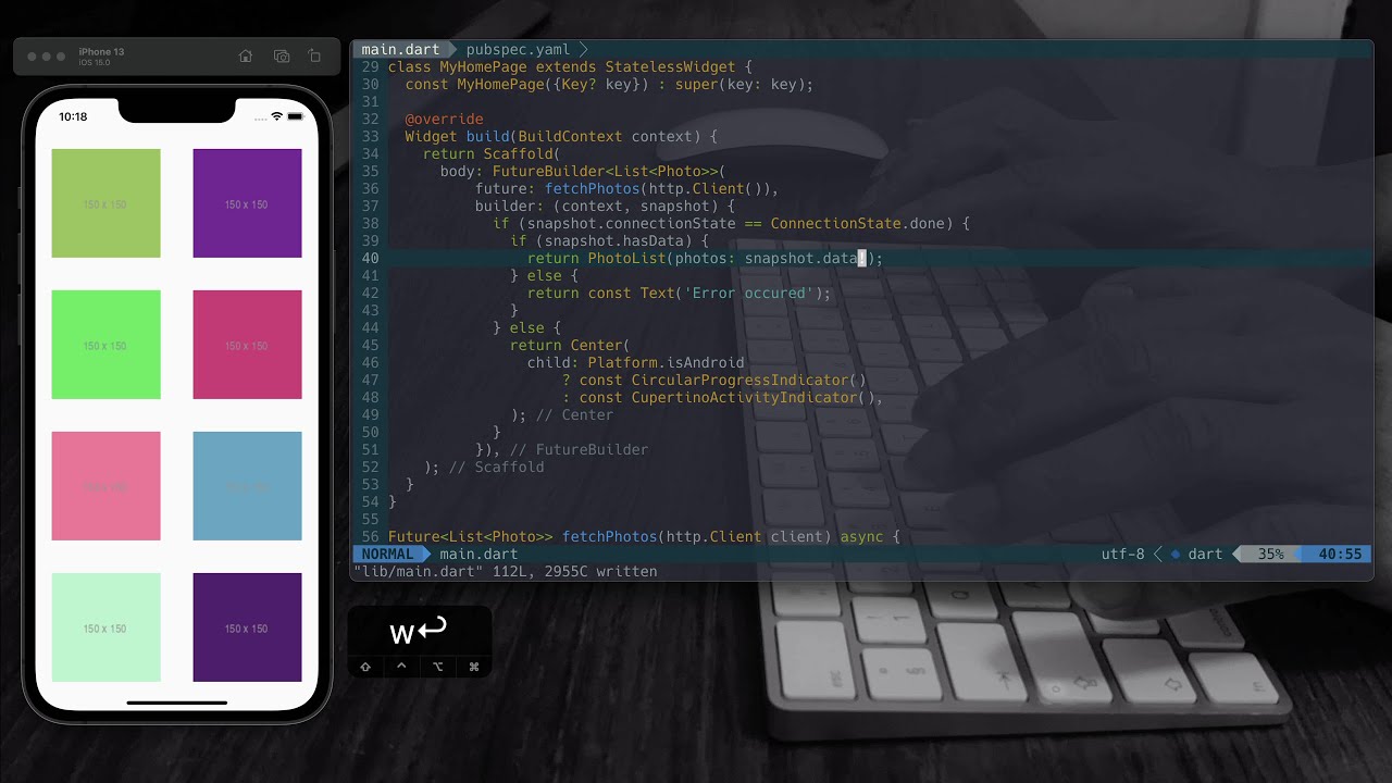 Flutter cookbook - Networking, Parse big data in the background with 