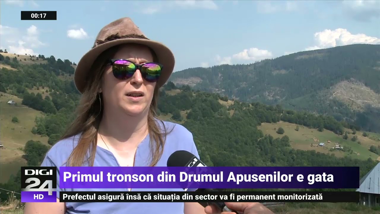 Primul tronson din Drumul Apusenilor este gata. Șoseaua montană cu două benzi, un adevărat spectacol