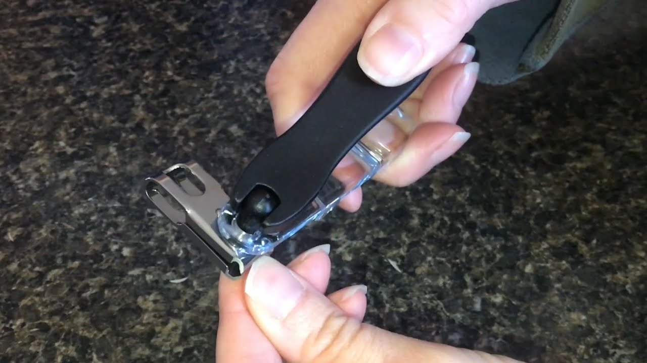 EZ GRIP 360 degree rotary stainless steel sharp blade fingernail toenail clipper trimmer cutter