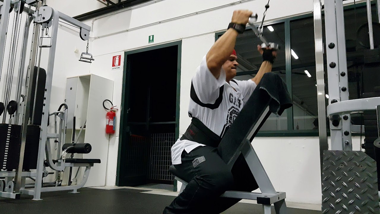 Gian Enrico Pica in allenamento alla palestra FSBB.17/8/2018.