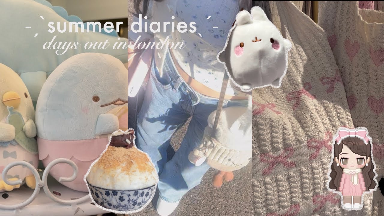 summer diaries &lrm;♡‧₊˚ | days in london, shopping, exploring, etc.